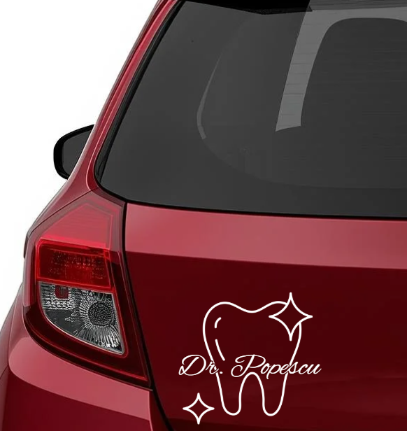 Sticker auto stomatolog