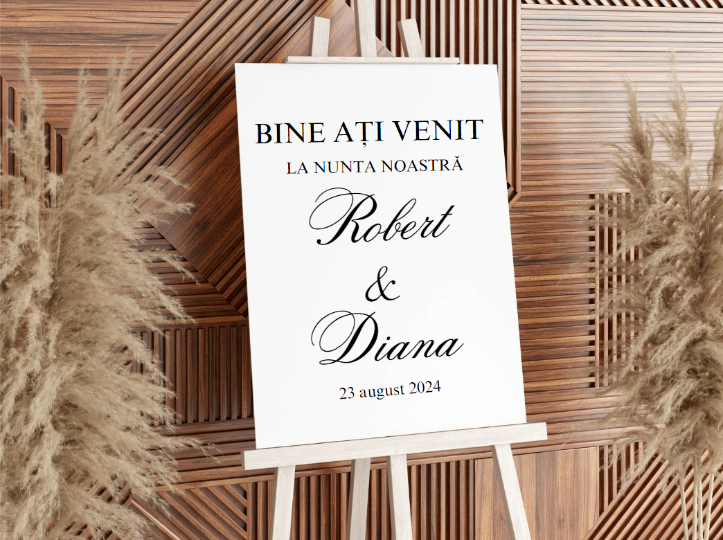 Sticker personalizat panou de bun venit-Icarts