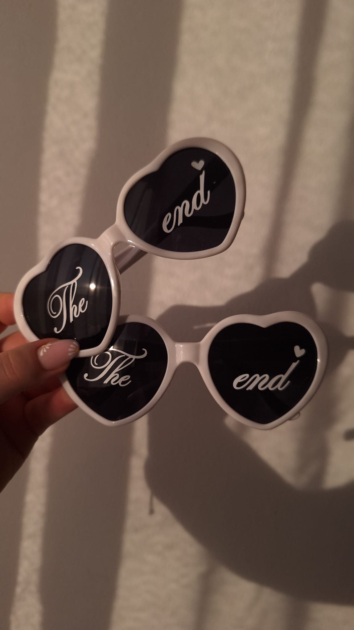 Stickere ochelari "The End"