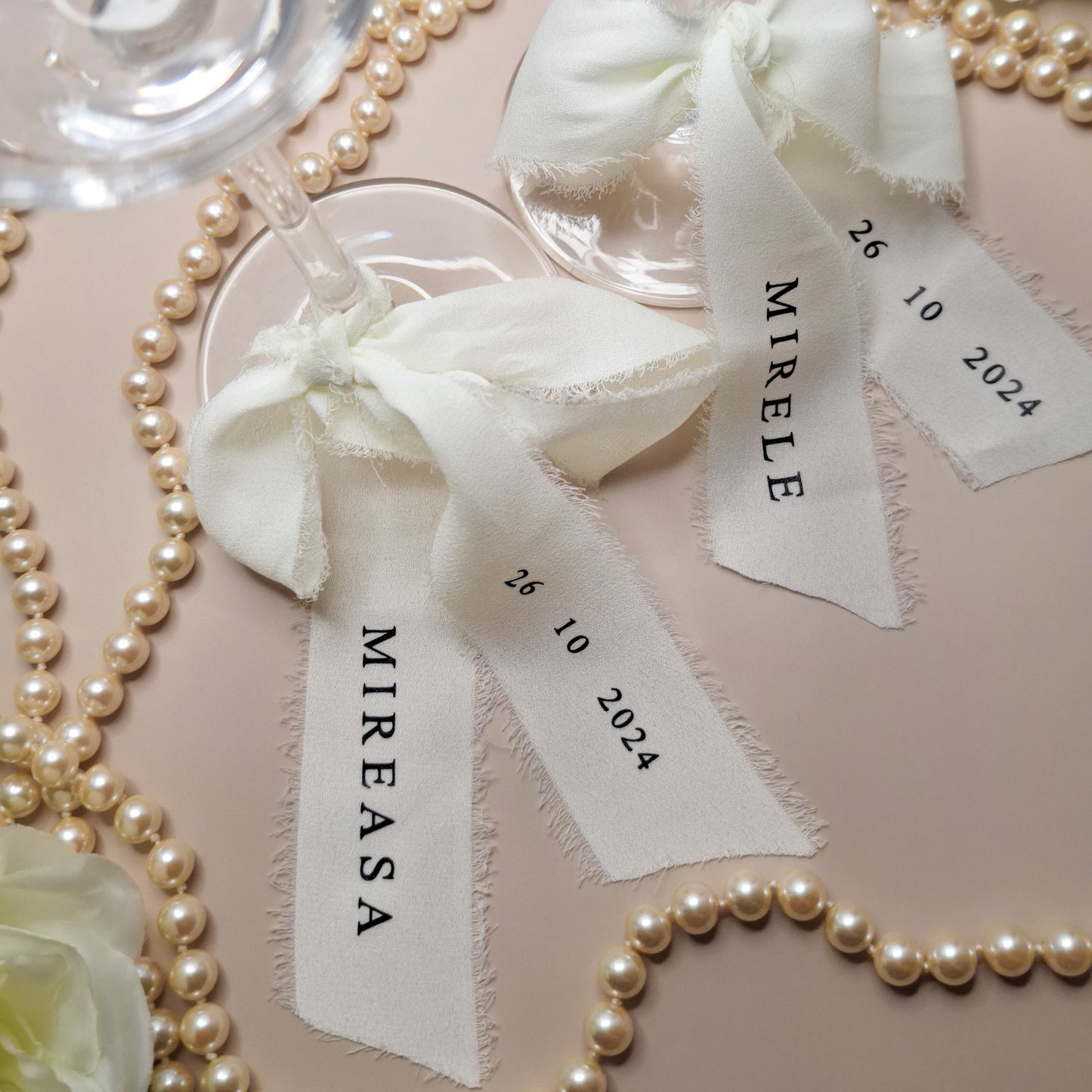 Sticker pentru panglici pahare