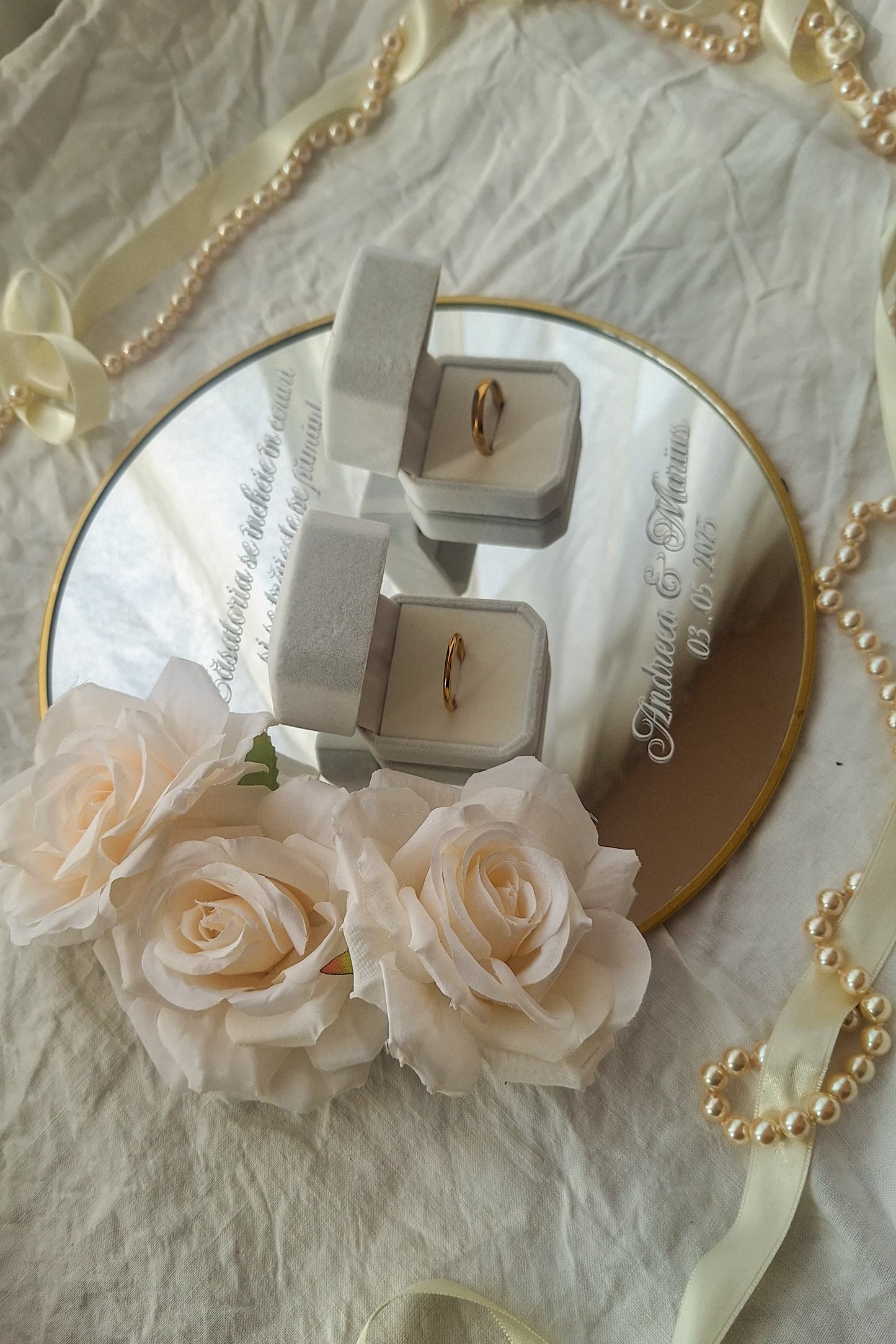 Sticker oglinda verighete