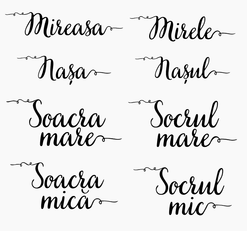 Stickere pahare nunta-ICarts