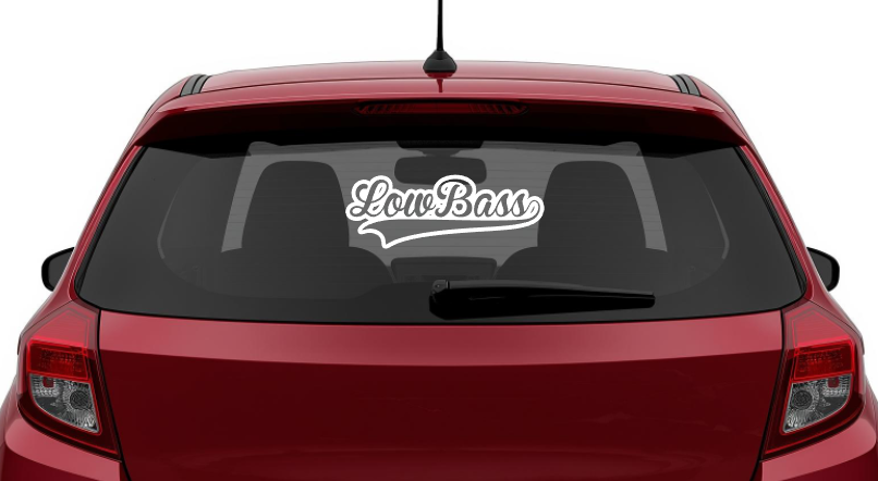 Sticker auto LowBass