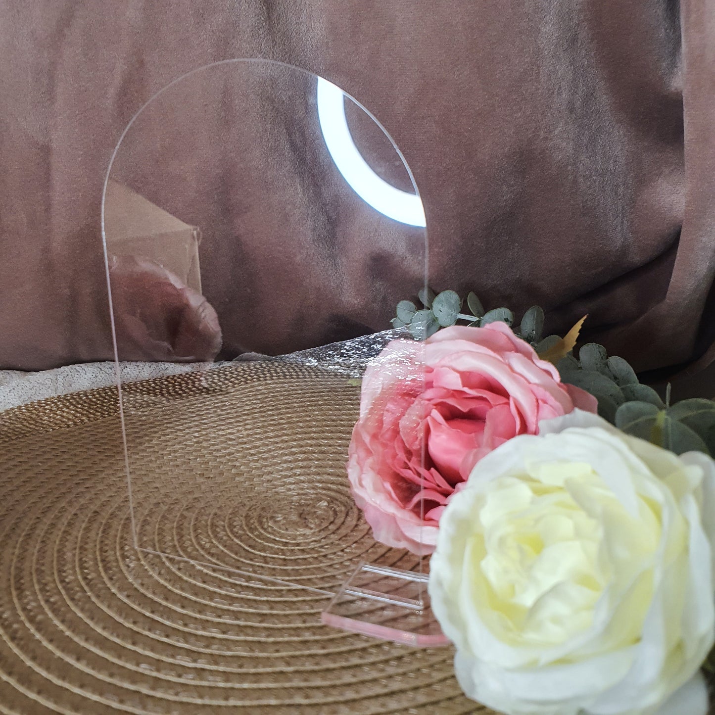 Set 15 blankuri plexi pentru numere de masa 10x15cm