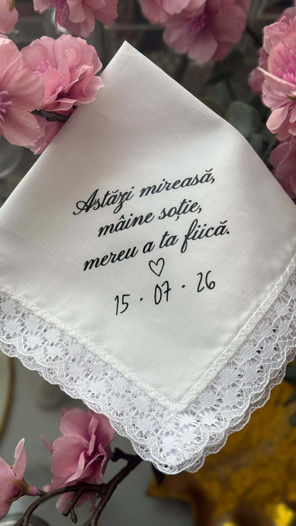 Sticker termoadeziv pentru batistă
