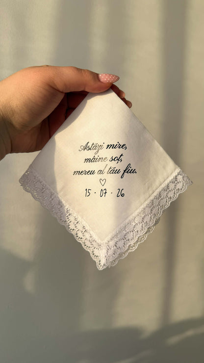 Sticker termoadeziv pentru batistă