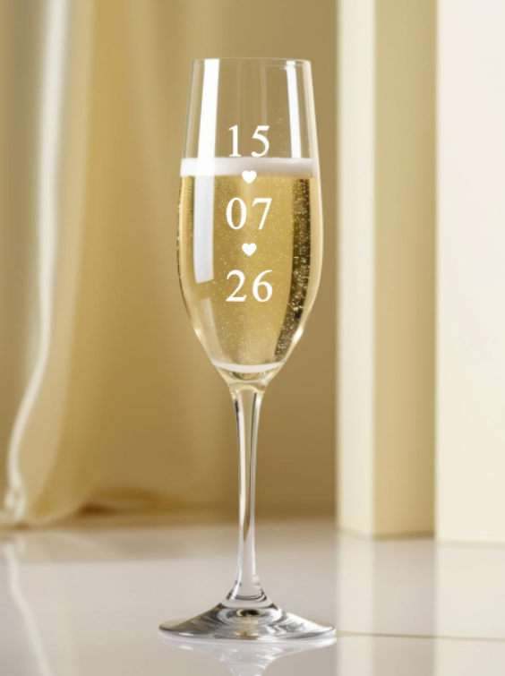 Sticker dată pahar nunta-ICarts