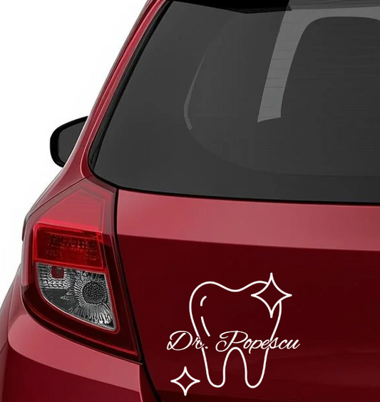 Sticker auto stomatolog