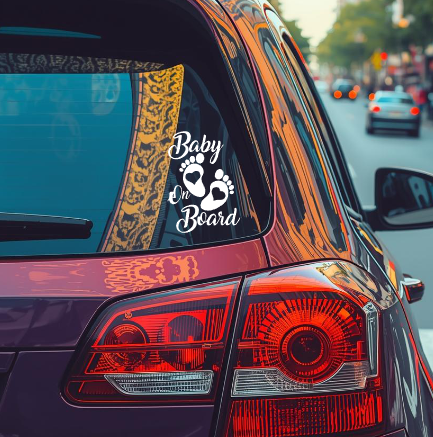 Sticker auto Baby on board