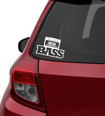 Sticker auto BASS