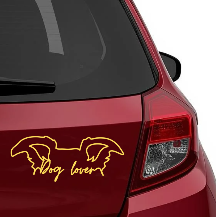 Sticker auto Dog lover